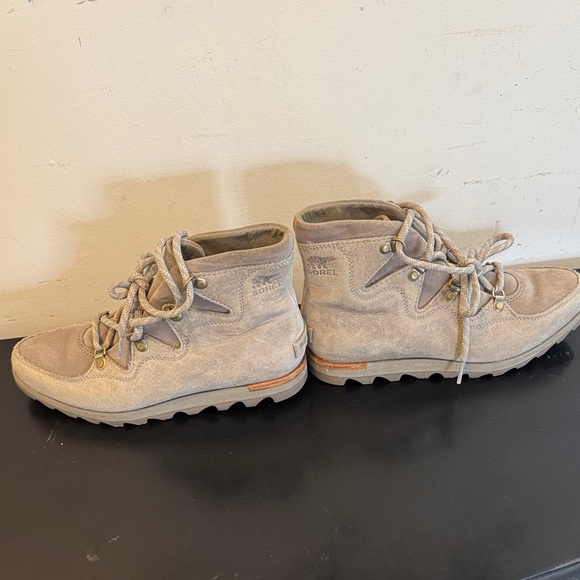 Sold …… Suede Lace-Up Boots - Picture 9 of 12